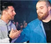  ?? GETTY ?? El joven vasco con Lionel Messi, ahora su amigo.