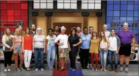  ?? COURTESY OF THE FOOD NETWORK ?? Mentors Anne Burrell and Rachael Ray pose with recruits Kayla Kurtz, Mandy Thornton, Daniel Mar, Laura Docker, Adam Cooke, Jetta Ostrofsky, Brittany Moore, Cedrick Miller, Jeff West, Ann Odogwu, Matt Josephs, Buffy Mykkanen, Maria Marcello, Stephen...