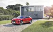  ??  ?? Jaguar claims a range of up to 470km on a single battery charge.