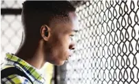  ??  ?? Ashton Sanders plays Chiron as a teenager in “Moonlight.”
A24