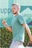  ?? Foto: Krieger ?? Die Siegerfaus­t ballte der Gewinner der 2. Augsburg Open Alexander Braun aus München.