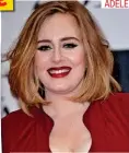  ??  ?? ADELE