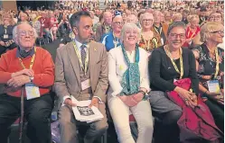  ?? Picture: PA. ?? Clara Ponsati at the conference beside her lawyer Aamer Anwar.