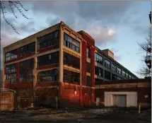  ?? ?? Ford’s abandoned factory, where the Model T was mass-produced, is seen in Highland Park, Mich., on Feb. 15.