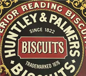  ?? ?? Huntley and Palmers helped bring the railway to Reading and put the town on the map