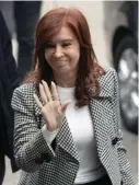  ?? AFP. ?? Cristina Fernández es actual senadora en Argentina. También fue su presidenta.