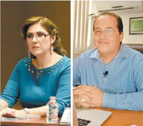  ??  ?? Karla Cantoral Domínguez y Carlos Alfonso Álvarez.