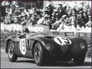  ??  ?? Icon: The Jaguar C-Type at Le Mans in 1953