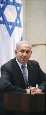  ?? Sellem/the Jerusalem Post)
(Marc Israel ?? HUGGING THE political center will be Prime Minister Netanyahu’s goal for the coming year.