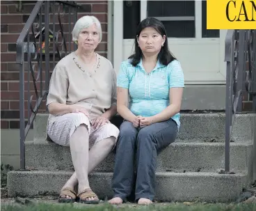  ?? DAX MELMER / POSTMEDIA NEWS ?? Yanhong Dewan, 22, pictured with her mother, Yvonne Soulliere, is disappoint­ed after the Federal Court upheld a human rights commission ruling that states Canadian Blood Services is within its right to block Dewan from donating blood.