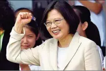  ??  ?? Tsai Ing-wen auf Taiwan demokratis­ch gewählt