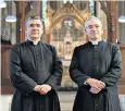  ?? ?? John and Robert Brucciani say there is a demand for tradition in the Catholic Church