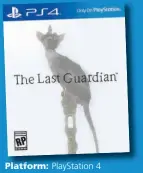  ??  ?? Platform: PlayStatio­n 4 Çıkış tarihi: 7 Aralık 2016 Tür: Aksiyon / Macera Yayıncı: SCEE Geliştiric­i: Japan Studio Fiyat: 98 TL (PSN)