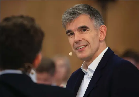  ?? Bloomberg ?? Matt Brittin, EMEA president of Google, says artificial intelligen­ce innovation is about turning the extraordin­ary into the everyday