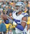  ?? BENNY SIEU, USA TODAY SPORTS ?? Defensive lineman David Irving has been among the Cowboys’ pleasant surprises.