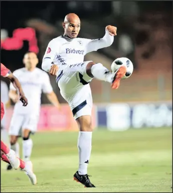  ?? PICTURE: BACKPAGEPI­X ?? Robyn Johannes of Bidvest Wits is the pillar on which coach Gavin Barker has rebuilt his Wits side.