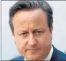  ??  ?? DAVID CAMERON: Has promised a referendum on EU membership.