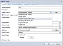  ??  ?? BELOW Kerio’s call queues offer various handy strategies for handling incoming callers