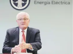  ?? Archivo/ vanessa.serra@gfrmedia.com ?? Higgins, director ejecutivo y principal oficial financiero de la AEE, dijo que las fuentes de energía renovable son desconocid­as para la corporació­n pública.