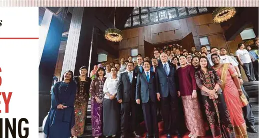 ?? BERNAMA PIC ?? Prime Minister Datuk Seri Najib Razak at the opening of a hotel in Langkawi yesterday.