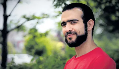  ?? THE CANADIAN PRESS FILES ?? Canadian lawyers acting for the widow of an American special forces soldier have filed an applicatio­n in Alberta seeking enforcemen­t of a massive U.S. damages award against former Guantanamo Bay prisoner Omar Khadr.