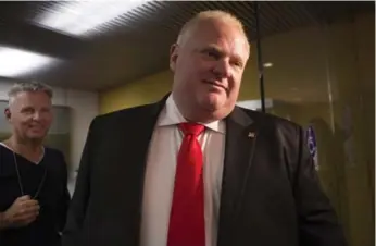  ?? CHRIS YOUNG/THE CANADIAN PRESS FILE PHOTO ?? Mayor Rob Ford has until Friday at 2 p.m. to take his name off the ballot for the Oct. 27 Toronto mayoral election.