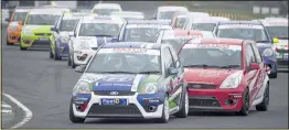  ??  ?? Doran leads Maguire in second Fiesta race but would be denied