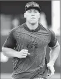  ?? FRANK FRANKLIN II/AP ?? Yankees slugger Aaron Judge has a broken rib and will be out indefinite­ly.