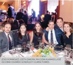  ??  ?? JESÚS DOMINGUEZ, LIZETH ZAMORA, MA ELENA ALVARADO, JOSÉ ESCOBAR, EDUARDO GONZÁLEZ Y CLARISA TORRES.