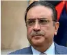  ??  ?? Asif Zardari. — APP