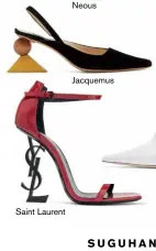  ??  ?? Saint Laurent Jacquemus