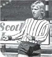  ??  ?? Bonar Mercer in action for Dunfermlin­e