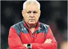  ??  ?? Mischief: Warren Gatland says Ireland are under pressure after poor results