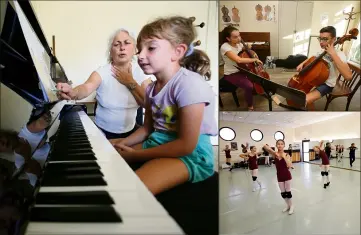  ?? (Photos Cyril Dodergny) ?? Le conservato­ire enseigne la musique, mais aussi la danse et le théâtre.