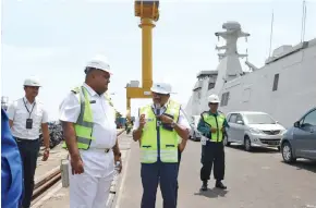  ?? Photo: Embassy of Indonesia ?? Captain (Navy) Tawake also visited PT. PAL Indonesia (Persero) in Surabaya to explore the procuremen­t of patrol boats from PT. PAL Indonesia (Persero) to strengthen our Navy fleet.