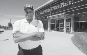  ?? Canadian Press photo ?? In this June 2017 file photo, Willie O’Ree, known best for being the first black player in the National Hockey League, poses for a photo at the Willie O’Ree Place in Fredericto­n, New Brunswick. O’Ree was selected to the Hockey Hall of Fame on Tuesday.