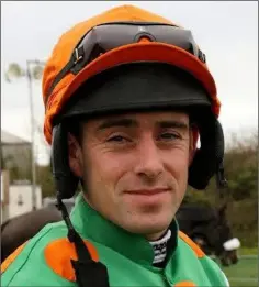  ??  ?? Barry O’Neill scored on the track in Limerick on Friday before enjoying a point-to-point treble in Longford on Sunday.