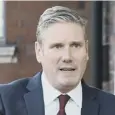  ??  ?? 0 Sir Keir Starmer admitted the party had got it wrong