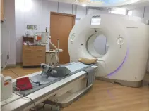  ??  ?? THE Somatom Force Dual-Source Dual-Energy Computed Tomography machine is available at St. Luke’s Medical Center (SLMC) Quezon City.