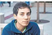  ??  ?? Maryam Mirzakhani ( ✝ 40) wird in ihrer Heimat als Genie verehrt, sie hinterläss­t eine kleine Tochter