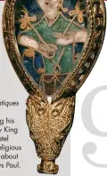  ??  ?? LEFT Discovered in a Somerset field in 1693, the Alfred Jewel is an exceptiona­l example of Anglo Saxon design. BELOW William Morris’s famous tapestry, The Forest.