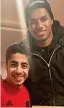  ??  ?? A TEENAGER overcame a lifelong stammer to achieve his dream and say his own name for the first time - then interviewe­d footballer Marcus Rashford.
Faizan Sheikh, of Manchester, beat his impediment via therapy and documented his battle on social media. The 18-year-old (pictured with Rashford) said talking with his hero was ‘a dream come true’.