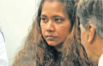  ?? Photo: Jason Oxenham ?? Kasmeer Lata, the teen's mother, was sentenced on Tuesday in the High Court at Auckland, New Zealand.