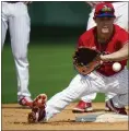  ?? FRANK FRANKLIN II — THE ASSOCIATED PRESS ?? Scott Kingery’s 2021season will start in the minor leagues, with the Phillies optioning the utility man to the alternate training site Sunday.