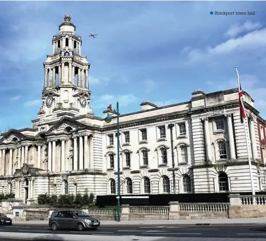  ??  ?? ●●Stockport town hall