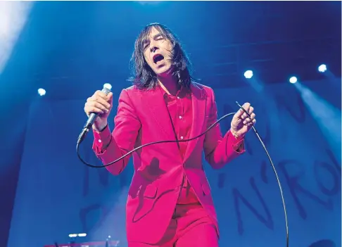  ??  ?? ROCKTALK: Primal Scream’s Bobby Gillespie’s new collaborat­ion is being released on July 2 on Third Man Records.