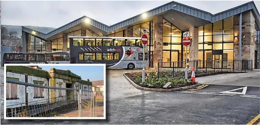  ?? Leesa Amiin ?? ●●Scribbler says the £3.5m Rawtenstal­l bus station which opened in 2019 came at the expense of a replacemen­t for Haslingden Baths (inset)