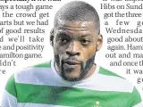  ??  ?? OL GOOD Ntcham is in top form