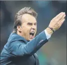  ?? FOTO: EFE ?? Lopetegui sufrió mucho en Moscú