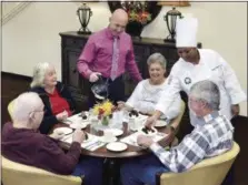  ??  ?? Ivy Creek offers three delicious well-balanced chef-prepared meals each day, weekly housekeepi­ng with linen service, planned activities and day trips, and scheduled local transporta­tion to run errands or attend doctor’s appointmen­ts.